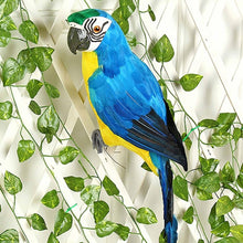 Load image into Gallery viewer, 25/35cm Handmade Simulation Parrot Creative Feather Lawn Figurine Ornament Animal Bird Garden Bird Prop Decoration

